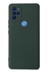 General Mobile GM 21 Pro Kılıf Nano içi Kadife Silikon - Koyu Yeşil