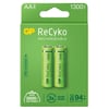 GP ReCyko 1300mAh AA Şarj Edilebilir Kalem Pil 2'lİ Paket
