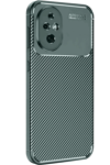 Honor 200 Kılıf Auto Focus Karbon Kapak - Koyu Yeşil