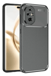 Honor 200 Kılıf Auto Focus Karbon Kapak - Siyah