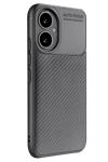 Honor 400 Kılıf Auto Focus Karbon Kapak - Gri