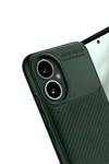 Honor 400 Kılıf Auto Focus Karbon Kapak - Koyu Yeşil