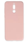 Huawei Mate 10 Lite Kılıf Nano içi Kadife Silikon - Pudra