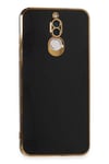 Huawei Mate 10 Lite Kılıf Volet Silikon - Siyah
