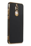 Huawei Mate 10 Lite Kılıf Volet Silikon - Siyah