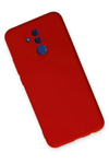 Huawei Mate 20 Lite Kılıf Nano içi Kadife Silikon - Kırmızı