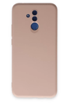 Huawei Mate 20 Lite Kılıf Nano içi Kadife Silikon - Pudra