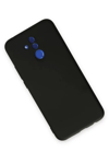 Huawei Mate 20 Lite Kılıf Nano içi Kadife Silikon - Siyah
