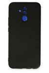 Huawei Mate 20 Lite Kılıf Nano içi Kadife Silikon - Siyah