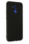 Huawei Mate 20 Lite Kılıf Nano içi Kadife Silikon - Siyah
