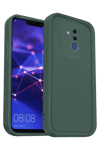 Huawei Mate 20 Lite Kılıf Viera Silikon - Koyu Yeşil