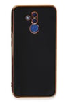 Huawei Mate 20 Lite Kılıf Volet Silikon - Siyah