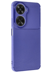 Huawei Nova 12 SE Kılıf Auto Focus Karbon Kapak - Lacivert