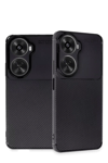 Huawei Nova 12 SE Kılıf Auto Focus Karbon Kapak - Siyah
