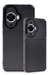Huawei Nova 12S Kılıf Auto Focus Karbon Kapak - Siyah