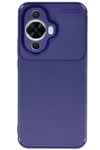 Huawei Nova 12S Kılıf Auto Focus Karbon Kapak - Lacivert