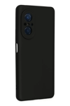 Huawei Nova 9 SE Kılıf Nano içi Kadife Silikon - Siyah