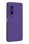 Huawei Nova 9 SE Kılıf Nano içi Kadife Silikon - Mor