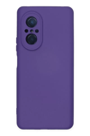 Huawei Nova 9 SE Kılıf Nano içi Kadife Silikon - Mor
