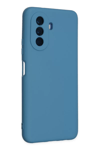 Huawei Nova Y70 Kılıf Nano içi Kadife Silikon - Mavi