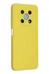 Huawei Nova Y90 Kılıf Nano içi Kadife Silikon - Sarı