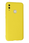 Huawei P Smart 2019 Kılıf Nano içi Kadife Silikon - Sarı