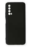 Huawei P Smart 2021 Kılıf Nano içi Kadife Silikon - Siyah