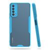 Huawei P Smart 2021 Kılıf Platin Silikon - Mavi