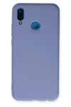 Huawei P20 Lite Kılıf Nano içi Kadife Silikon - Lila