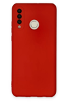 Huawei P30 Lite Kılıf Nano içi Kadife Silikon - Kırmızı