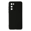 Huawei P40 Kılıf First Silikon - Siyah