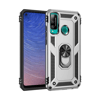 Huawei P40 Lite E Kılıf Sofya Yüzüklü Silikon Kapak - Gümüş