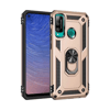 Huawei P40 Lite E Kılıf Sofya Yüzüklü Silikon Kapak - Gold