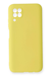 Huawei P40 Lite Kılıf Nano içi Kadife Silikon - Sarı