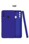 Huawei Y6P Kılıf First Silikon - Lacivert
