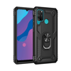 Huawei Y6P Kılıf Sofya Yüzüklü Silikon Kapak - Siyah