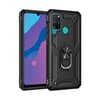 Huawei Y6P Kılıf Sofya Yüzüklü Silikon Kapak - Siyah