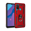 Huawei Y6P Kılıf Sofya Yüzüklü Silikon Kapak - Kırmızı