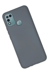İnfinix Hot 10 Play Kılıf Nano içi Kadife Silikon - Gri