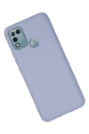 İnfinix Hot 10 Play Kılıf Nano içi Kadife Silikon - Lila