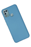 İnfinix Hot 10 Play Kılıf Nano içi Kadife Silikon - Mavi