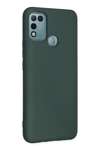 İnfinix Hot 10 Play Kılıf Nano içi Kadife Silikon - Koyu Yeşil
