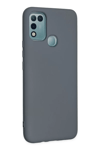 İnfinix Hot 10 Play Kılıf Nano içi Kadife Silikon - Gri
