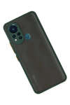 İnfinix Hot 11s Kılıf Montreal Silikon Kapak - Yeşil