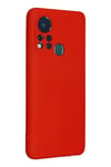 İnfinix Hot 11s Kılıf Nano içi Kadife Silikon - Kırmızı