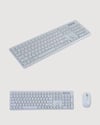 Kablosuz Klavye ve Mouse Seti - Ergonomik Tasarım, Sessiz Kullanım, Geniş Uyumluluk