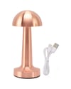Modern Bronz Masa Lambası 3 Renk LED Dokunmatik Şarjlı Model