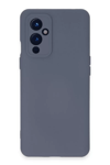 One Plus 9 Kılıf Nano içi Kadife Silikon - Gri