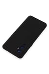 One Plus 9 Kılıf Nano içi Kadife Silikon - Siyah