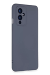 One Plus 9 Kılıf Nano içi Kadife Silikon - Gri